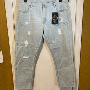 2nd One women's size 31 comfort fit vintage light wash "bayside" blue LILY jeans